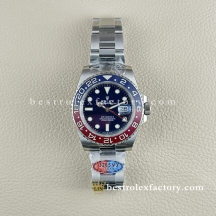 Rolex Meteorite Pepsi – Réplica Clean Factory com Mostrador de Meteorito Genuíno