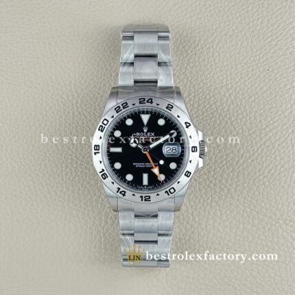 Rolex Explorer II 226570 Preto – Clean Factory Super Clone GMT 42mm