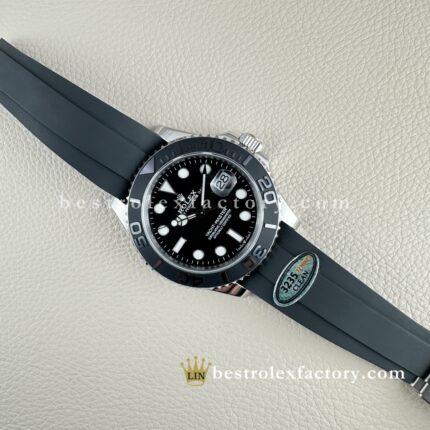Rolex Yacht-Master 226659 Ouro Branco Oysterflex – Réplica Clean Factory Premium