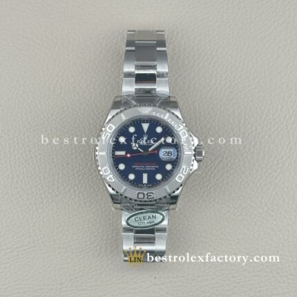 Clean Factory Rolex Yacht-Master M126622 | Aro Platina 40mm Mostrador Azul | Relógio Réplica Premium