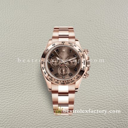 Rolex Daytona 116505-0004 Chocolate Árabe – Clean Factory Super Clone V3