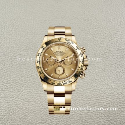Rolex Daytona 116508 Champagne Dial Clean Factory Super Clone – Best Replica Quality