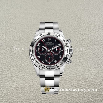 Rolex Daytona 116509-0036 Mostrador Preto Árabe – Clean Factory Super Clone V3