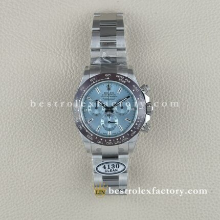 Rolex Daytona 116506-0002 Ice Blue Baguette – Clean Factory Super Clone de Luxo