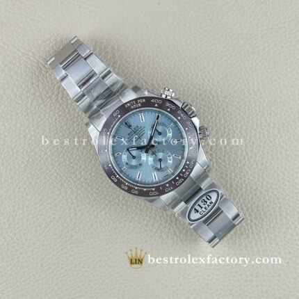 Rolex Daytona 116506-0002 Ice Blue Baguette – Clean Factory Super Clone de Luxo