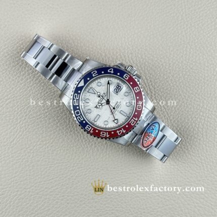 Clean Factory Rolex GMT Master II 126719BLRO | Mostrador de Meteorito | Pepsi Ouro Branco
