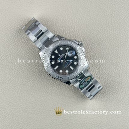 Rolex Yacht-Master 126622 Cinza Platinum – Réplica Clean Factory Super Clone