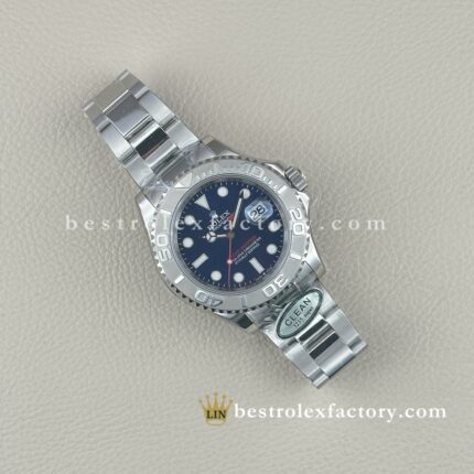Clean Factory Rolex Yacht-Master M126622 | Aro Platina 40mm Mostrador Azul | Relógio Réplica Premium