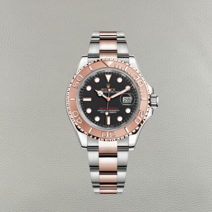 Rolex Yacht-Master 126621 Preto Everose – Réplica Clean Factory Super Clone