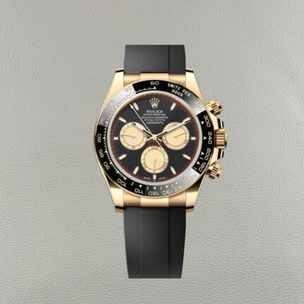 Clean Factory Rolex Daytona 126518LN-0004 Ouro Amarelo Mostrador Preto Subdiais Dourados – Dandong 4131 | Oysterflex