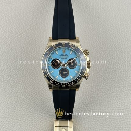 Clean Factory Rolex Daytona 126518LN-0014 Tiffany Blue Mostrador Turquesa Subdiais Pretos – Dandong 4131 | Exclusivo