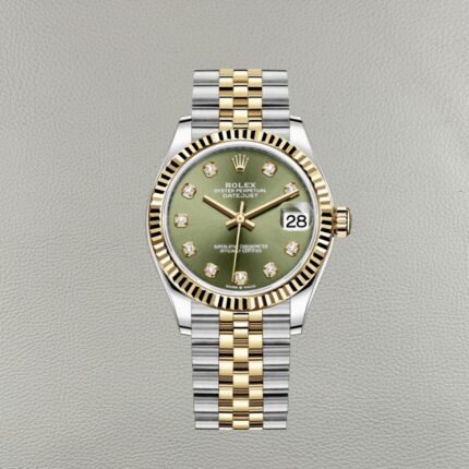 Clean Factory Rolex Lady Datejust 278273-0030 Olive Green Moissanite 31mm – Super Clone