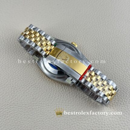 Rolex Datejust 126233-0021 Black Moissanite Dial | Super Clone Clean Factory 36mm Two-Tone
